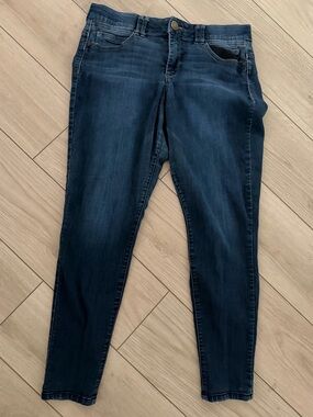 DEMOCRACY Dark Indigo "Ab" technology Skinny Jeans in 14